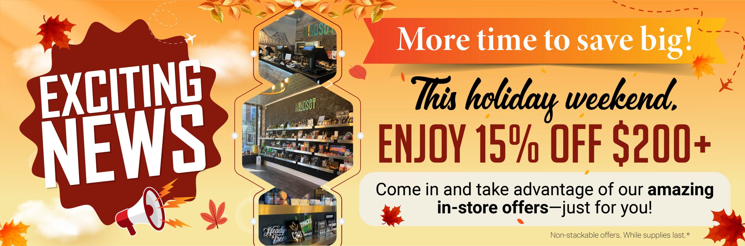 Mindset cannabis shop Home page banner 2