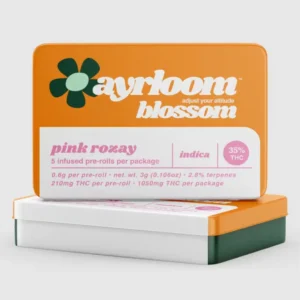 AYRLOOM - PINK ROZAY - 0.6G X 5 INFUSED PRE ROLLS - 3G