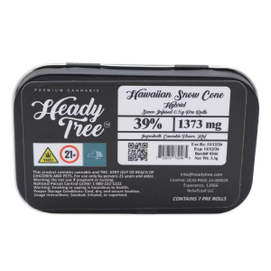 Heady Tree "Shorty'S" - Hawaiian Snow Cone - Infused 7pk - 3.5 G - 7 Pack
